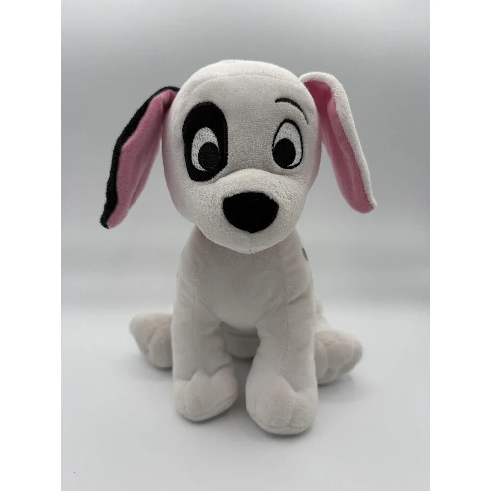 101 Dalmatian Dog Plush Stuffed Animal Toy Small White Black Spots Puppy